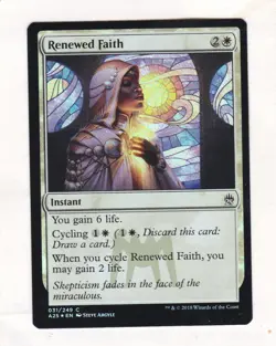 Magic: MTG: Masters 25: Foil: Renewed Faith - Image 1