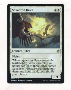 Magic: MTG: Masters 25: Foil: Squadron Hawk - Image 1