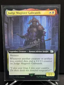 Judge Magister Gabranth (Extended Art) Final Fantasy Foil - Misprint - Image 1