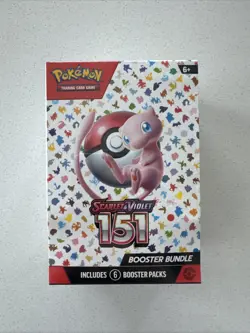 Pokemon TCG Scarlet & Violet 151 Booster Bundle 6 Packs, Factory-Sealed - Image 1
