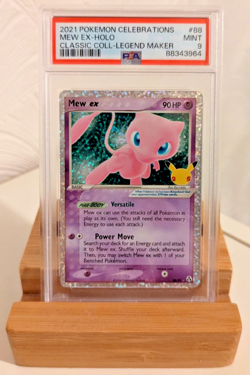 2021 POKEMON CELEBRATIONS CLASSIC COLLECTION 88/92 MEW EX HOLO PSA MINT 9 - Image 1