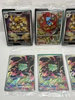 Pokemon Mega Evolution LOT Bulbasaur Stamped (X4) Alakazam (X3 ) Riolu (X1) - Image 3
