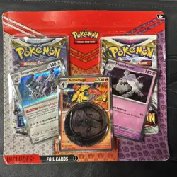Pokemon TCG 2 Pack Blister Lost Origin Silver Tempest Revavroom Houndstone + - Image 1