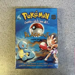 1999 WOTC Pokemon Base Set Theme Deck Blackout Theme Deck - NEW SEALED - Image 1