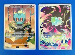 Pokemon Mega Evolutions Lot of 2 Illustration Rare’s Marshadow & Bulbasaur CLEAN - Image 1