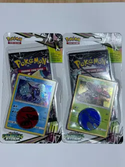 POKEMON SUN MOON CELESTIAL STORM BLISTER BOOSTER PACK NEW TAPU BULU & TAPU FINI - Image 1