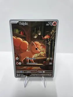 Pokemon Vulpix 138/132 IR Mega Evolution Extended Art Case - Image 1