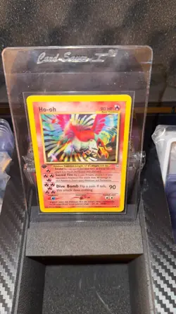 Pokemon TCG Ho-Oh Neo Revelation First Edition Holo Rare 8/64 Near Mint - Image 1