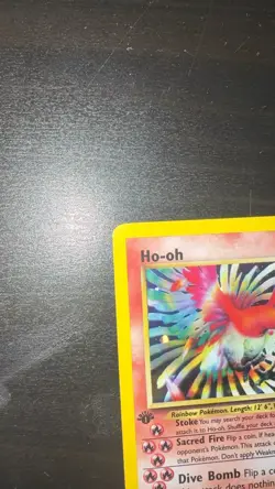 Pokemon TCG Ho-Oh Neo Revelation First Edition Holo Rare 8/64 Near Mint - Image 3