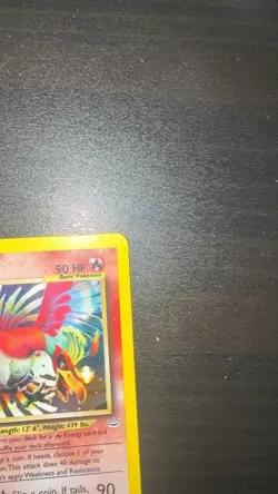 Pokemon TCG Ho-Oh Neo Revelation First Edition Holo Rare 8/64 Near Mint - Image 4