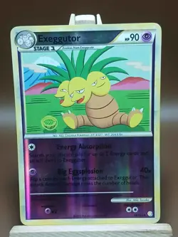 HP Exeggutor 18/123 Rare HeartGold Reverse Holo Rare TCG Pokemon - Image 1