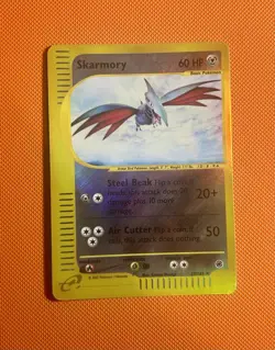 Pokemon 2002 Expedition base set reverse holo Skarmory #27/165- LP - Image 1