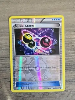 Pokemon TCG Special Charge Reverse Holo 105/114 Uncommon XY Steam Siege NM - Image 1