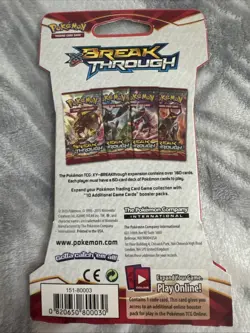 Pokemon XY Breakthrough Sleeved Booster Pack Art - New Sealed. - Image 2