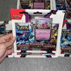 Lot of 6 Pokemon TCG Paldea Evolved 3 Pack Blisters - Image 3