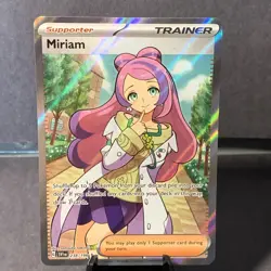 Pokemon TCG Miriam 238/198 Scarlet & Violet Ultra Rare Trainer Full Art Holo NM - Image 1