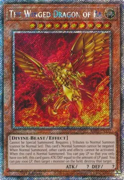 Yugioh! The Winged Dragon of Ra - RA03-EN137 - Platinum Secret Rare - 1st Editio - Image 1
