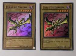 2 Yu-Gi-Oh Curse Of Dragon LOB-066 Card Yugioh - Image 1