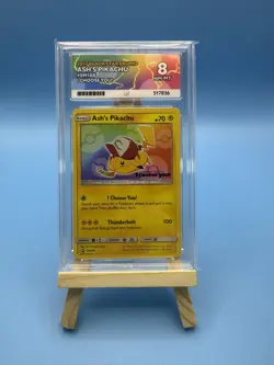 Pokemon TCG Ace 8 Ash's Pikachu SM108 I Choose You! Black Star Promo Card - Image 1