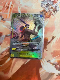 One Piece Card Game TCG - Charlotte Cracker (OP03-108) English Alternate Card - Image 1