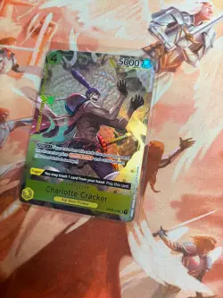 One Piece Card Game TCG - Charlotte Cracker (OP03-108) English Alternate Card - Image 2
