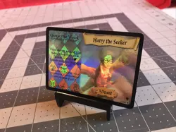Vintage 2001 WOTC Harry Potter TCG Harry The Seeker Holo Card 11/80 - Image 1