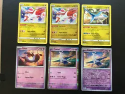6x Pokemon Latios & Latias Card Bundle with 1x Holo & 3x Reverse TCG NM - Image 1