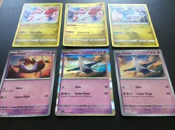 6x Pokemon Latios & Latias Card Bundle with 1x Holo & 3x Reverse TCG NM - Image 2