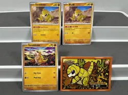 Pokemon Lot of 20 Cards and Stickers All Sandshrew #27 Sandshrew Pokemon Lot - Image 2