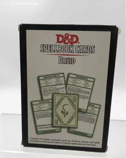 D&D Dungeons And Dragons Arcane Druid Spellbook Gaming Cards Mixed Lot - Image 3