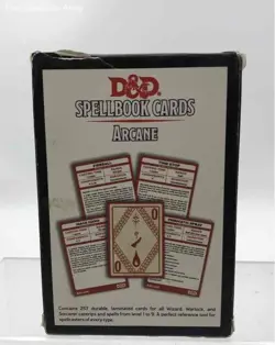 D&D Dungeons And Dragons Arcane Druid Spellbook Gaming Cards Mixed Lot - Image 5