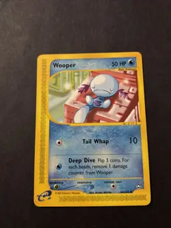 Wooper 66/147 Aquapolis Non Holo NM Condition Pokemon Card - Image 1