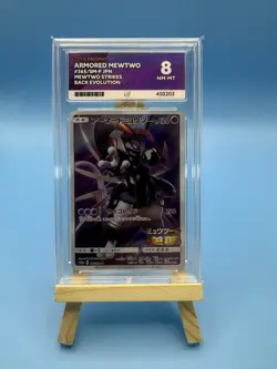 Armoured Mewtwo Promo 365 Ace Graded 8 Pokemon Card Mewtwo Strikes Back Evo - Image 1