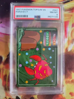 Pokemon Card Parasect Parasek Topsun 1997 Vs Dugtrio Digdri Japanese PSA 8 - Image 2