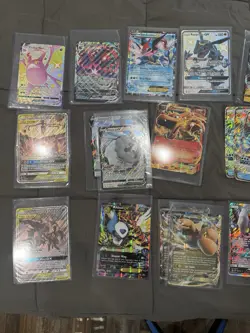 Pokemon Jumbo Card Lot 25 Cards Total Charizard Ex Gx v - Image 2