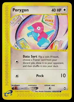 Pokemon Card - Porygon Aquapolis 103b/147 Non Holo - Image 1
