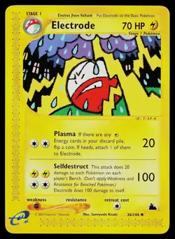 Pokemon Card - Electrode Aquapolis 8/147 Non Holo - Image 1