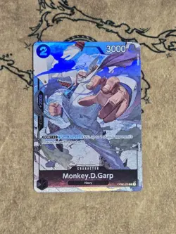 One Piece Card Game Monkey.D.Garp Alternate Art OP02-115 Rare NM English - Image 1