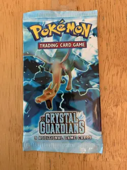 Pokemon EX Crystal Guardians Trading Card Game Booster Pack SEALED 820650103803 - Image 1