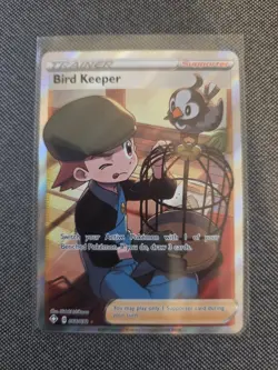 Bird Keeper 066/072 Shining Fates Full Art Holo Ultra Rare Pokemon Card - NM - Image 1