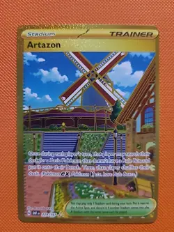 Artazon 229/197 Sv03: Obsidian Flames Holo Gold Card Near Mint Condition - Image 1