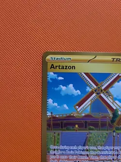 Artazon 229/197 Sv03: Obsidian Flames Holo Gold Card Near Mint Condition - Image 2
