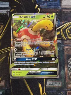 Shuckle GX 17/214 Lost Thunder Holo NM/Pack Fresh/Card in photo - free shipping - Image 1
