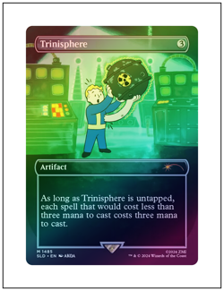 1x Trinisphere, Foil, Fallout Secret Lair Drop, Magic MTG NM - Image 1