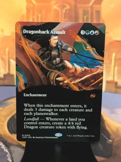 Dragonback Assault (Borderless) MTG Tarkir: Dragonstorm Regular NM - Image 1