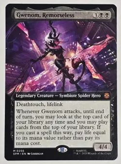 Gwenom, Remorseless Marvel's Spider-Man Regular NM MTG Ships FAST - Image 1