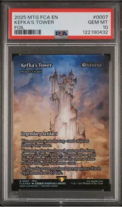 MTG Final Fantasy Kefka's Tower - Bolas's Citadel (Showcase) Foil #7 Mythic PSA - Image 1