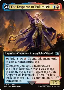 NM Extended Art The Emperor of Palamecia, MTG, Final Fantasy, Magic, 484 - Image 1