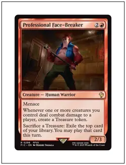 1x Professional Face-Breaker, Final Fantasy Commander, Magic MTG NM - Image 1