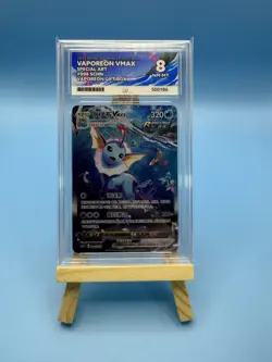 Vaporeon VMAX Pokemon Simplified Chinese 006/009 Ace 8 Graded Pokemon Card - Image 1